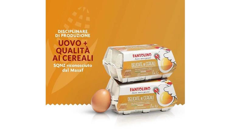 Le uova Delicate ai Cereali Fantolino certificate dal Consorzio Sigillo Italiano